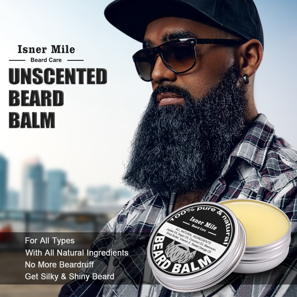 isner mile beard kit for men grooming & trimming tool with beard shampoo wash